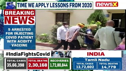 5 Arrested In Nagpur For Administering Wrong Med Acidity Injection Instead Of Remdesivir NewsX