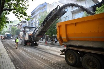 Bursa'da tam kapanmada asfalt seferberliği