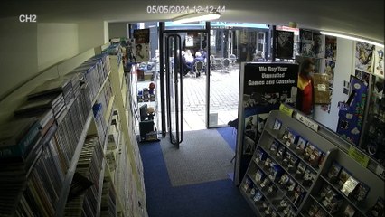 Man Walks Straight Into Shop Window