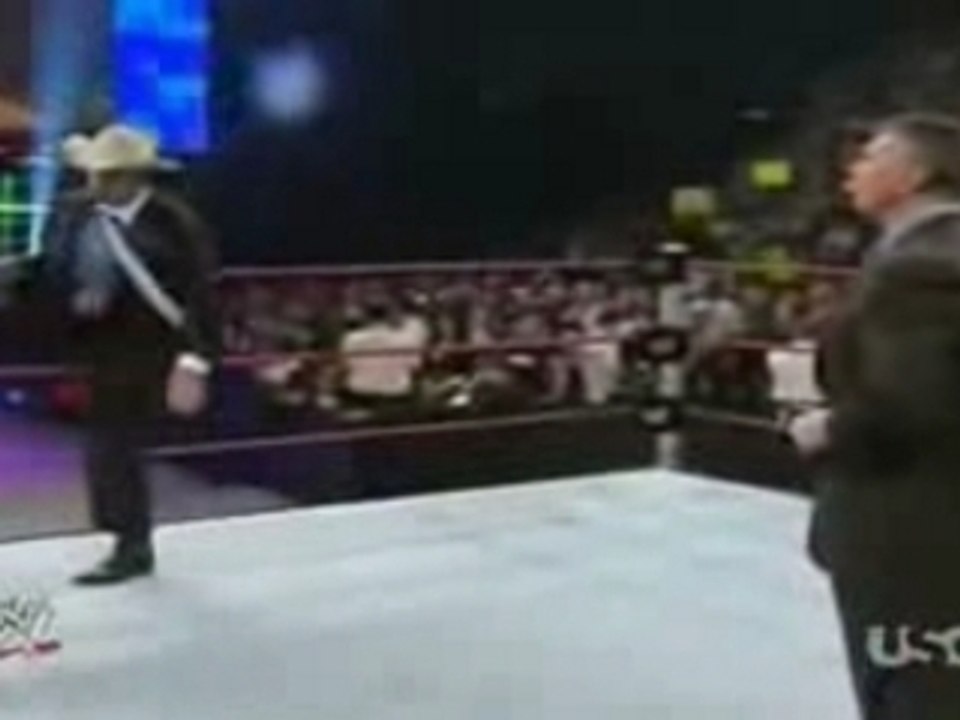 RAW 25/02/08: Vince McMahon confronts JBL
