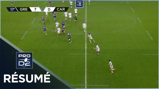PRO D2 - Résumé FC Grenoble Rugby-US Carcassonne: 34-11 - J29 - Saison 2020/2021