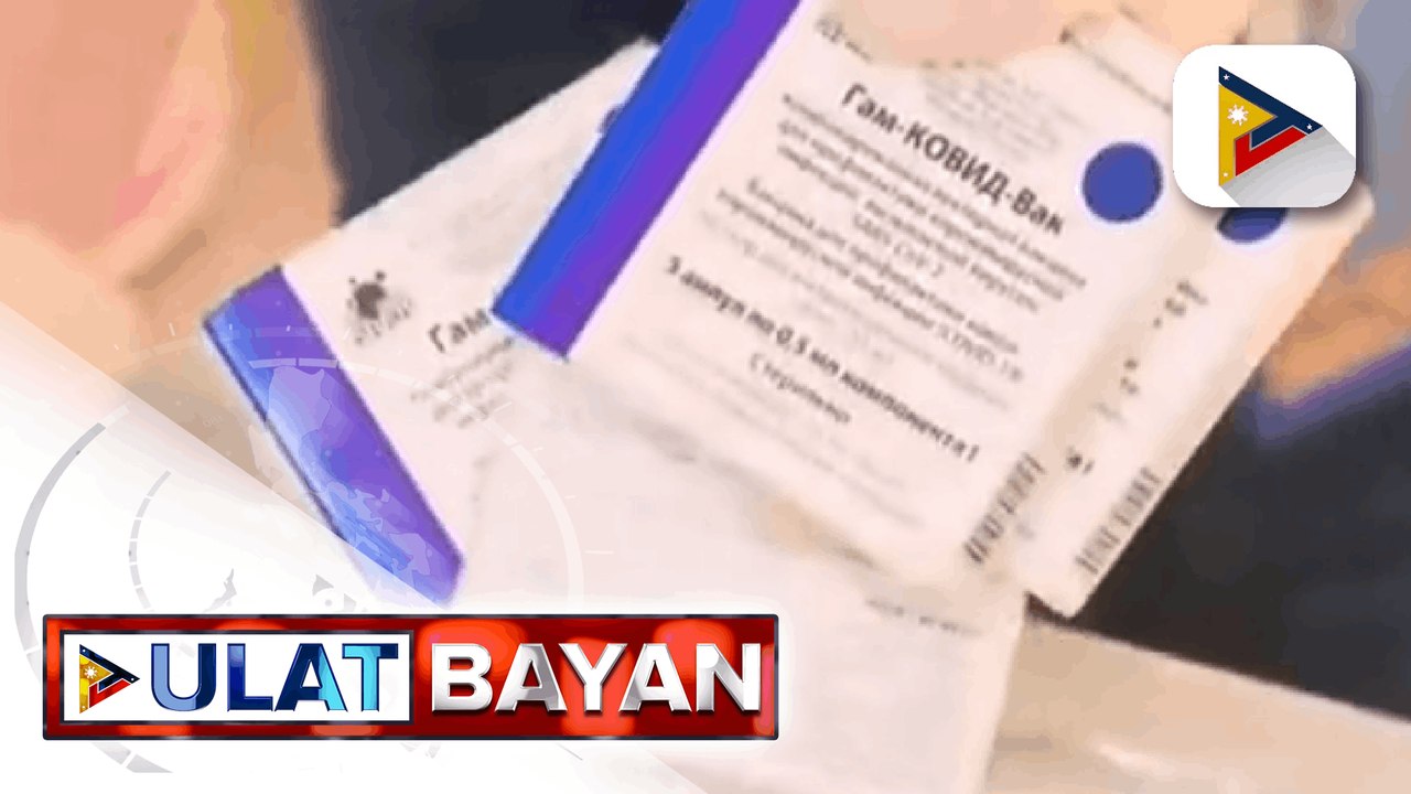 Pilipinas, pasado sa paggamit ng trial batch ng bakunang Sputnik V; Chartered flight, maaaring gamitin para sa susunod na biyahe ng sa Sputnik V