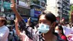 التظاهرات متواصلة في بورما رفضاً للانقلاب