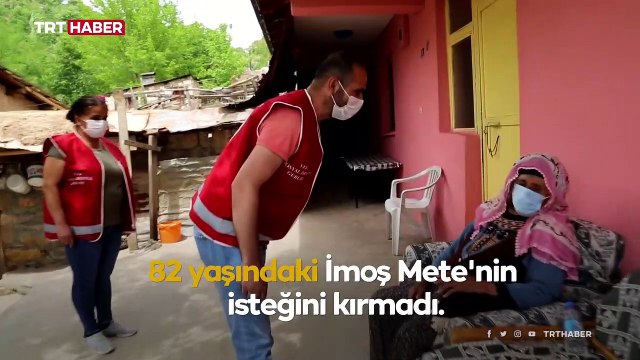 Vefa Sosyal Destek Grubu'ndan İmoş teyzeye bahar temizliği