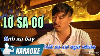 Lỡ Sa Cơ Karaoke Tone Nam Beat Chuẩn - Beat Quang Lập