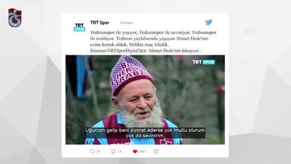 Trabzonspor'un kaptanı Uğurcan Çakır'dan, 83 yaşındaki taraftara sürpriz ziyaret