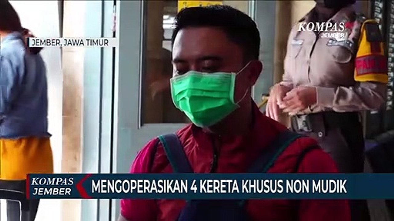 Larangan Mudik Diberlakukan, Stasiun Kereta Api Sepi Penumpang