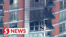Fire at London apartment put out in an hour