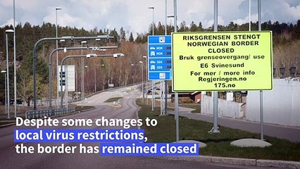 Border divides, and unites, Swedish twins separated by Covid