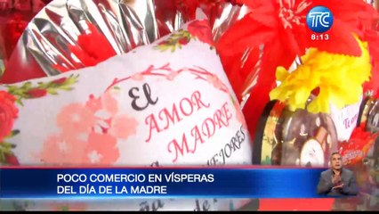 Así está el comercio a vísperas del día de las madres