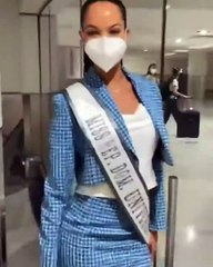 Kimberly Jiménez ya está en Miami para representar a RD en “Miss Universo 2021”