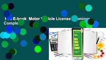 Full E-book  Motor Vehicle License Examiner Complete