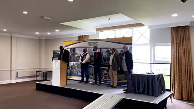 This is the moment Conservative Matt Scott was today elected as the new Bilton and Nidd Gorge county councillor.
