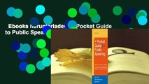 Ebooks herunterladen  A Pocket Guide to Public Speaking  Kostenloser Zugang