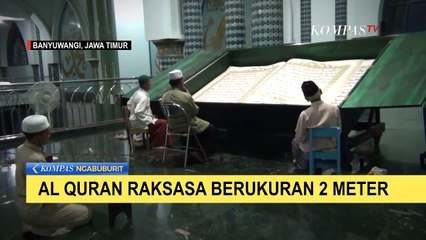 Raksasa! Al Quran Ini Berukuran 2 Meter dan Berat 400 Kg