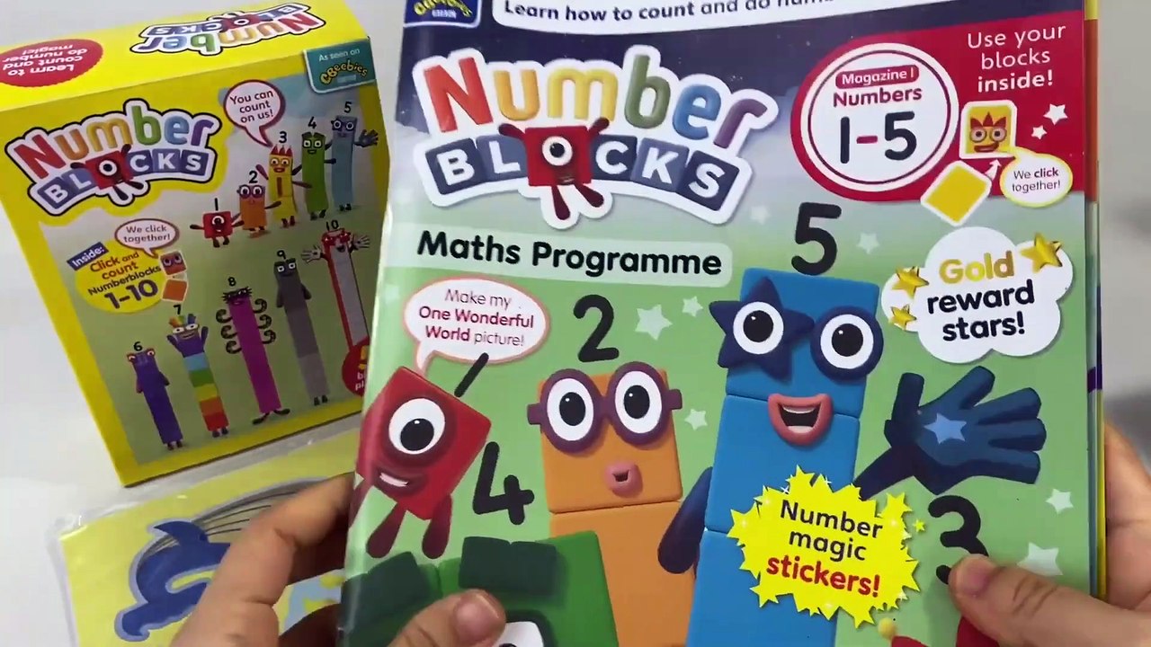 BBC CBeebies Childrens numéro block brick building Set Jeu d'apprentissage enfants Kid 