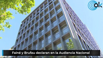Fainé y Brufau declaran en la Audiencia Nacional