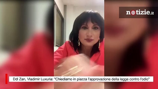 Ddl Zan, Vladimir Luxuria: Chiediamo in piazza l'approvazione della legge contro l'odio