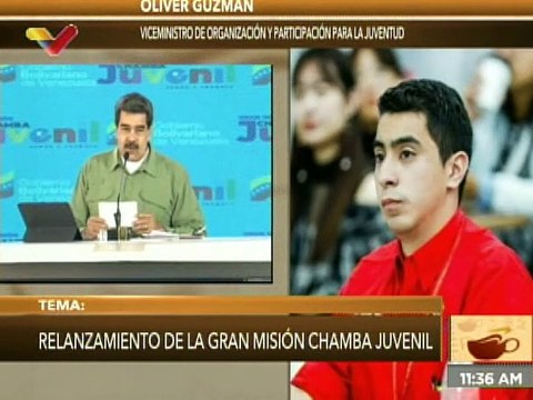Con relanzamiento de la Misión Chamba Juvenil acompañamos a los jóvenes venezolanos