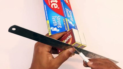 How to make pencil box from matchbox and colgate box -- Diy pencil box from matchbox