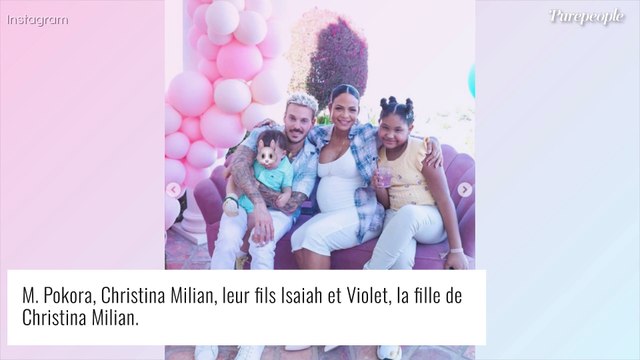 M. Pokora et Christina Milian : Joyeuse soirée basket et sans bébés, mais avec Violet !