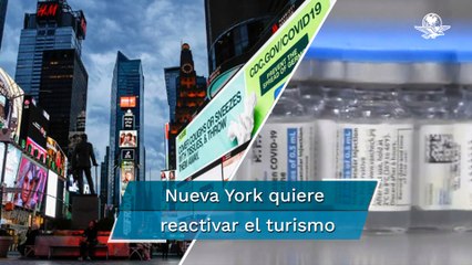 Alistan plan de vacunación contra Covid-19 para turistas en Nueva York
