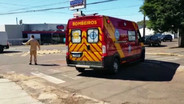Homem é ferido com golpes de faca na Rua Manaus e Corpo de Bombeiros realiza resgate
