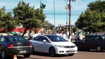 Após homicídio no Gralha Azul, familiares e moradores fazem protesto pedindo por justiça e mais segurança na região