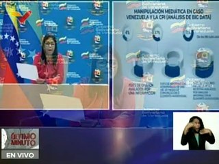 Vicepdta. Rodríguez: Las RRSS buscan tipificar delitos para acusar a Venezuela