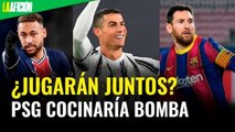 ¡Messi, Cristiano y Neymar juntos! La bomba que cocina el PSG