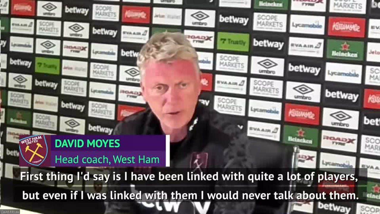 'No money for new signings at West Ham', warns Moyes