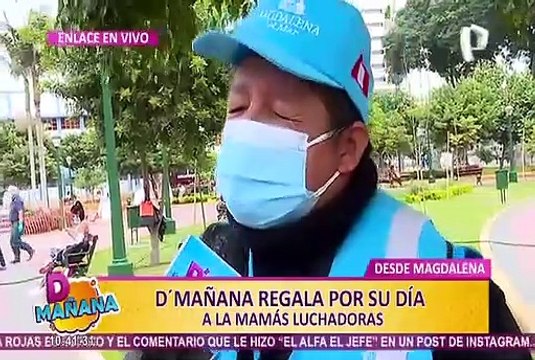 D´ Mañana llevó regalos a madres trabajadoras a solo horas de celebrar su día