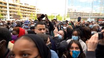 Des centaines de personnes en soutien à Assa Traoré, jugée en diffamation au tribunal de Paris