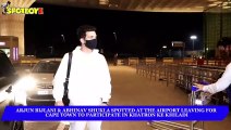 Khatron Ke Khiladi 11: Arjun Bijlani & Abhinav Shukla Snapped At The Airport; Leave For Cape Town