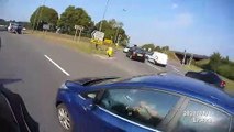 Cyclist and Driver Have Roadside Altercation over Close Pass