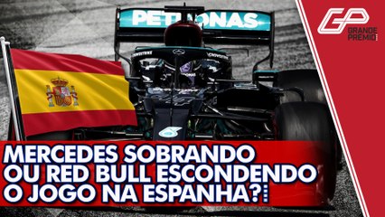 Скачать видео: MERCEDES PUXA 1-2 NOS TREINOS DA F1 NA ESPANHA E RED BULL DECEPCIONA | Vem aí + GP às 10