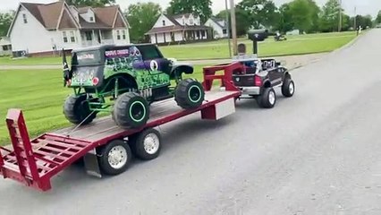 Power Wheels Towing Custom Trailer
