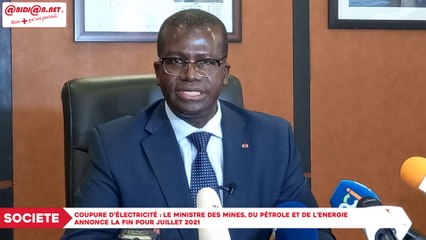 Coupure d’électricité : Le Ministre des Mines, du Pétrole et de l’Energie  annonce la fin pour Juillet 2021