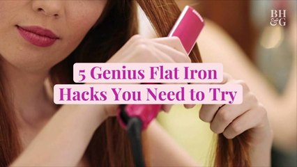 5 Genius Flat Iron Hacks You Need to Try