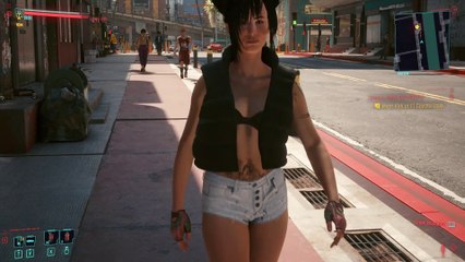 How girls walk in Cyberpunk 2077 - Part 1 [4K]