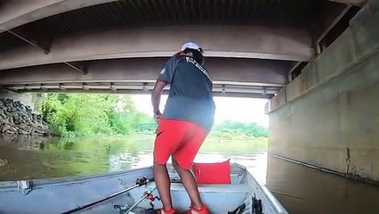 Fisherman Trades The Rod for the Fish