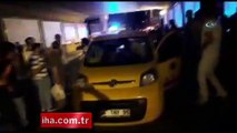 Bonzai içen taksi şoförü önüne geleni ezdi