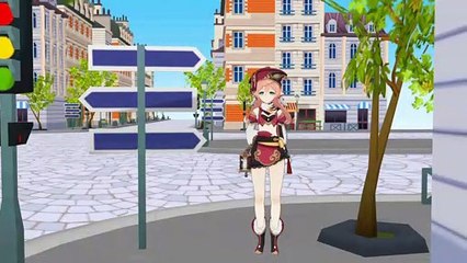 Yanfei bailando Asereje | genshin MMD