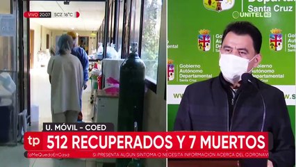Reporte de casos de coronavirus en Santa Cruz