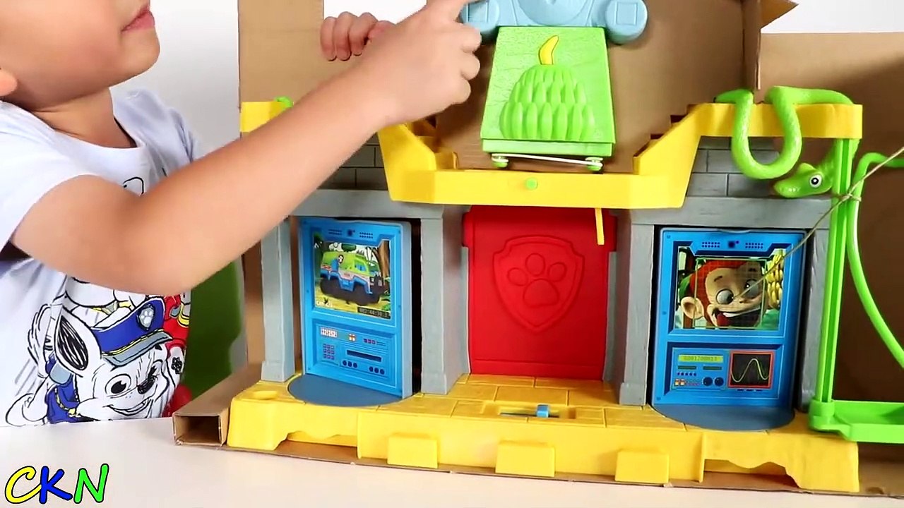 Paw Patrol Monkey Temple  Jungle Rescue Playset Unboxing Fun With Ckn Toys