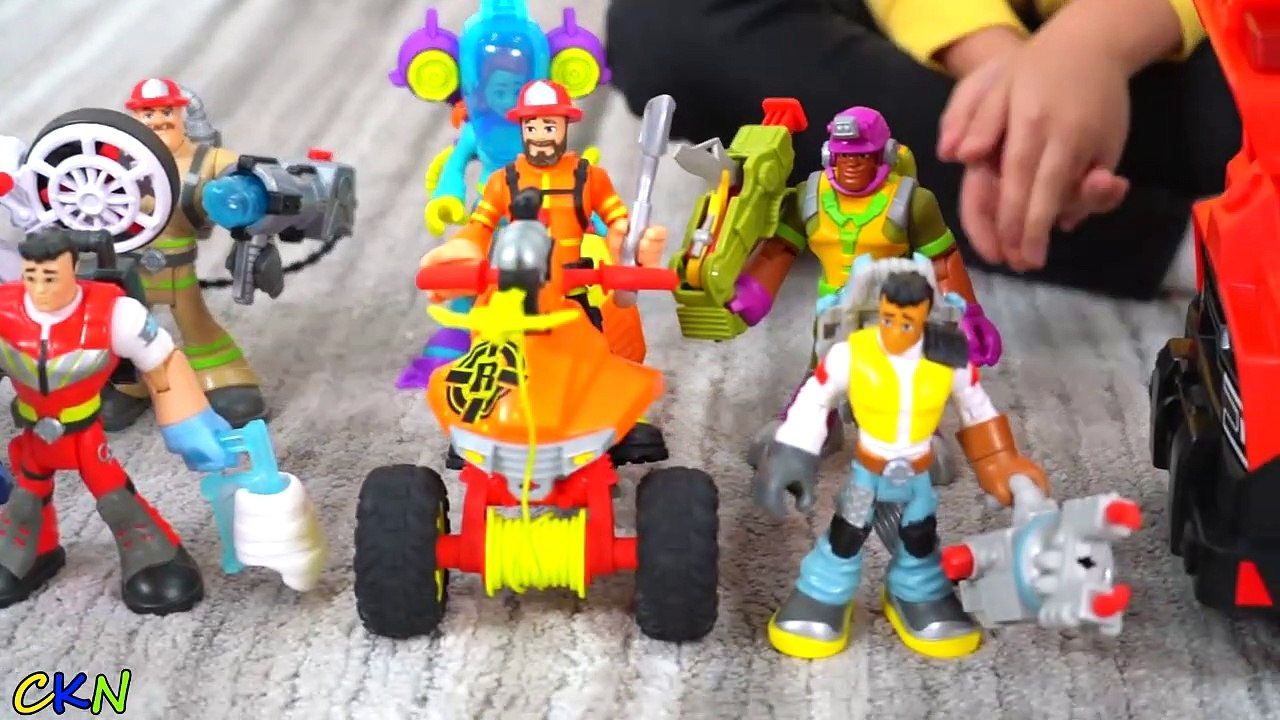 Rescue Heroes Epic Mission With Transforming Fire Truck Ckn Toys ...