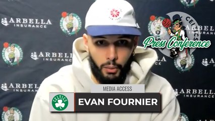 Evan Fournier Postgame Interview | Celtics vs Bulls