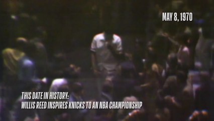This Date in History - Willis Reed Inspires Knicks to Victory, Game 7, 1970 NBA Finals (5/8/70)