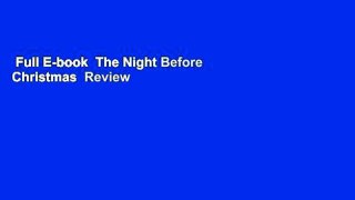 Full E-book  The Night Before Christmas  Review