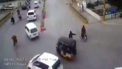 Cinayet gibi kaza kamerada